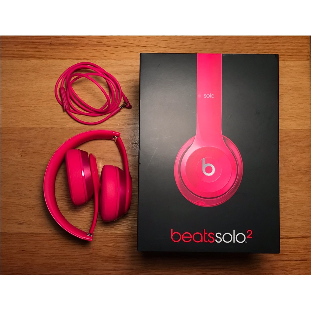 Pink Beats Solo 2 Headphones